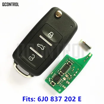 QCONTROL Telecomanda Cheie Auto pentru SEAT 6J0837202E Alhambra/Altea/Ibiza/Leon/Mii/Toledo, Usa de Blocare de Control de Alarmă 2009-2016 0