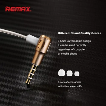 REMAX Cască RM-580 prin Cablu Multifuncțional Muzica Căști In-ear Sport de Reducere a Zgomotului Microfon Căști HIFI HD Căști 19954