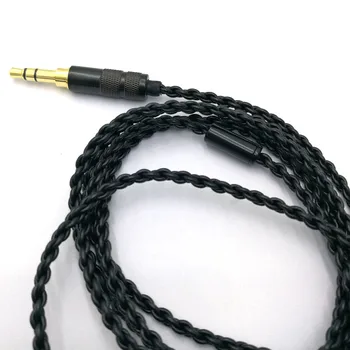 RY-c16 1,2 m DIY Inlocuire Cablu 3.5 mm placat cu Argint Modernizate Sârmă 4 fir de sârmă de cablu Pentru Reparații DIY HIFI casti cablu 10338
