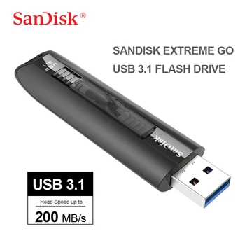 SanDisk Extreme Merge USB 3.1 Flash Drive 64GB 128GB Pen Drive de Mare Viteză 200MB/s Memorie Stick USB Pentru TV/PC/Player Auto 0