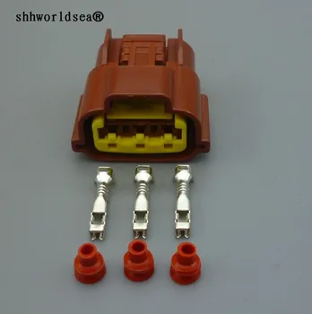 Shhworldsea 3 Pin 6098-0142 Auto Aprindere Bobina Plug de sex Feminin Mufa TPS Conectorul Senzorului de Poziție a Clapetei de accelerație Pentru Nissan 0