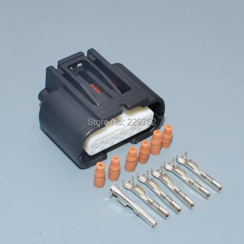 Shhworldsea Feminin Masculin 6 Pin 0,6 mm Electrice Senzorului Pedalei de Accelerație Conector Auto Plug Pentru Honda Acura Nissan 7287-1380-30 0