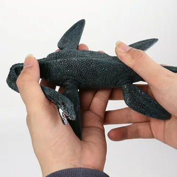 Simulare Plesiozaur Animal Preistoric Model Static Viața Marină Moale Adeziv Decor Figura De Acțiune De Colectare A Copiilor Jucării 4121
