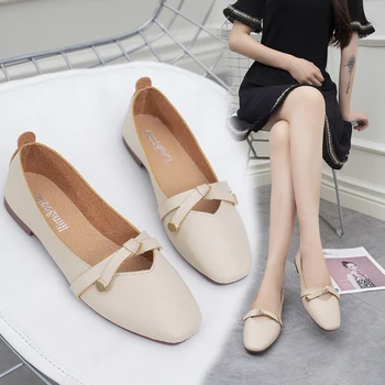 Stil coreean de Vară Stil Vintage Bunica Pantofi o Pedala Moccosins de sex Feminin lykj-yx 4200
