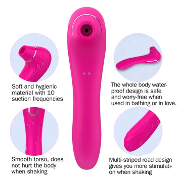 Suge Vibratoare pentru Femei Orală de Limba și umiditate Vagin G spotSuction Vibrator pentru Clitoris Stimulator Erotic Jucarii Sexuale Pentru Adulți 3793