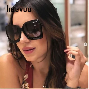 Supradimensionat Pătrat Sunglasse Femei Vintage Negru T Cadru Soare Galsses Barbati Brand de Lux ochelari de soare UV400 Noua Moda 6685