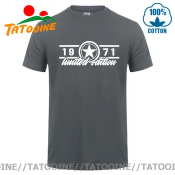Tatooine Vara Noua Editie Limitata 1971 Tricou Barbati din Bumbac O-gat Maneci Scurte 1971 Cadou de Ziua Tee Topuri Născut în 1971 T-shirt 442