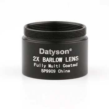 Telescop 2X Barlow Lens-Un Grup de 2 Bucăți De Sticlă se Montează Pe M28x0.6 Teren Ocular Oculare Complet Multi-Filmate Scurt 13317