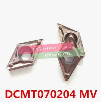 Transport gratuit DCMT070204-MV carbură CNC insertii,CNC strung tool,se aplică pentru oțel inoxidabil și oțel de prelucrare, introduce SDJCR/SDFCR 20299