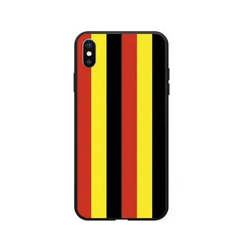 Uganda Naționale Steag Stema Temă Moale TPU Cazuri de Telefon Cover Image Logo-ul Pentru iPhone 6 7 8 S XR X Plus 11 Pro Max 1000
