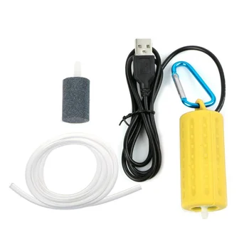 Ultra Silentios de Mare Energie Eficientă USB Mini Acvariu Filtru de Pescuit Rezervor de Oxigen Pompa de Aer Pompe de Aer, Accesorii 0