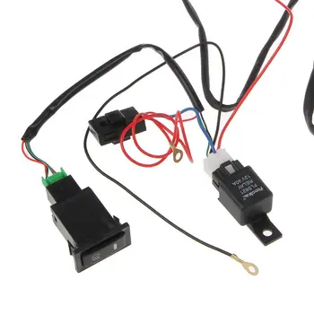 Universal 12V 40A Releu Cablaj Cu Comutator On/Off Kit de Electronice Auto Accesorii Pentru LED-uri Auto Cabluri 28432