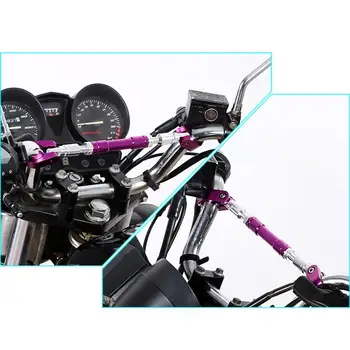 Universal 22mm Ghidon Motocicleta Motocicleta Reglabilă Mânere Mâner Bar Volan Consolida Aliaj de Aluminiu Bretele 1032