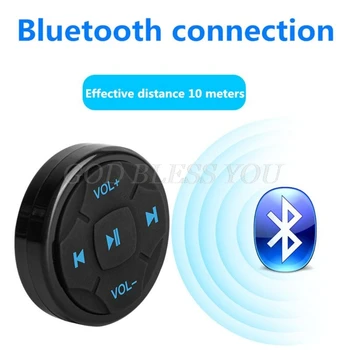 Universal Auto Volan Wireless Bluetooth Control de la Distanță Buton Media pentru Telefonul Mobil Controller Kit Auto Picătură de Transport maritim 19008