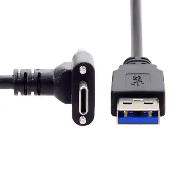 USB de Tip C Cablu 10ft 3M Oculus Quest Link-ul Compatibil VR Viteza de Transfer de Date de Încărcare Rapidă USB 3.2 Tip C, Jos, Sus, în Unghi de 1.2 m-3m 4517