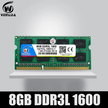 VEINEDA Laptop Ram DDR3L 4GB 8GB 1600 PC3-12800 204PIN Memorie DDR3L 1333 PC3-10600 Sodimm Ram Compatibil Intel Placa de baza ddr3 0