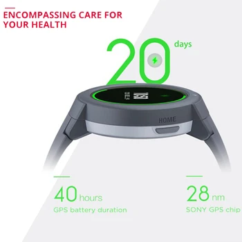 Versiunea în limba engleză Huami AMAZFIT Punctul Lite Ceas Inteligent Bărbați femei GPS GLONASS Impermeabil Multi-Sport Smartwatch Tracker de Sănătate 21583