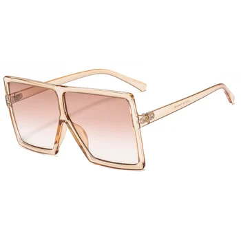 Vintage Supradimensionat ochelari de Soare Femei/Bărbați Stil de Moda Pătrat Design de Brand Ochelari de Soare Barbati Gradient Lens Oculos UV400 O27 4528