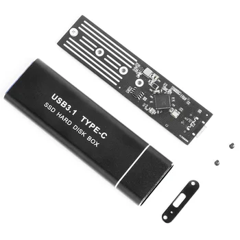 VODOOL M2 SSD Cazul M. 2 până la USB de Tip C 10Gbps Hard Disk Extern Cabina Pentru NVME PCIE unitati solid state SATA M/B Cheie Dual Protocol Disc SSD 1503