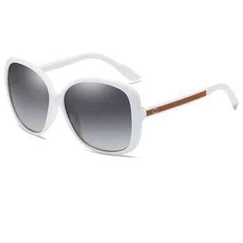 Vânzare fierbinte femeie rosu ochelari de soare CC designer de brand alb doamnelor polarizat ochelari de soare 0