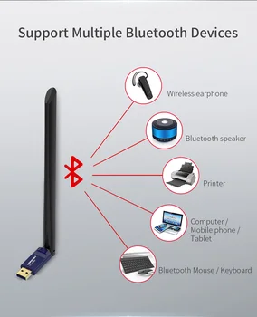 Wireless de 5 ghz Wifi Adaptor 600Mbps Dual Band 6dbi Antena USB 802.11 AC Calculator PC Bluetooth 4.2 Transmițător Receptor Card wi-fi 0