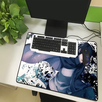 XGZ Prietenie Anime de Mari Dimensiuni Mouse Pad Negru Clema Naruto Sasuke Model de Laptop PC Masa Mat Cauciuc Universale Non-alunecare 3821