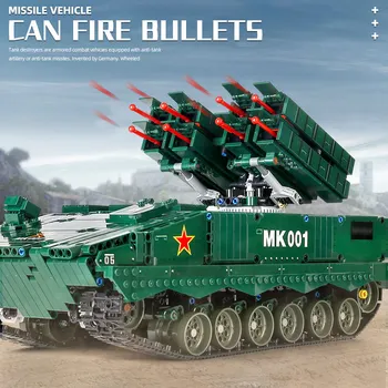 Yeshin 23005 Tanc Militar de La HJ-10 Rachetă Anti-Tanc Model Compatibil 20001 Tehnice Blocuri de Constructii pentru Copii de Craciun Cadou 6958