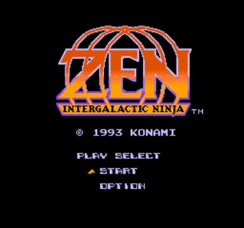 Zen Intergalactic Ninja Regiune Gratuit 8 Biți Carte De Joc Pentru 72 De Pini Joc Video Player 7130