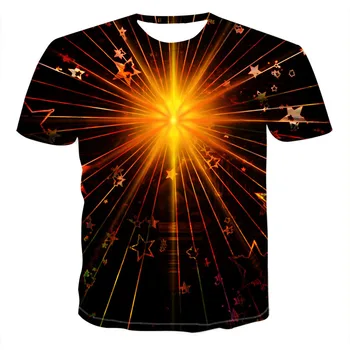 În 2020, noul star 3D imprimate t-shirt barbati casual de vara pentru bărbați T-Shirt Top T-Shirt Funny T-shirt Stil de Stradă pentru Bărbați