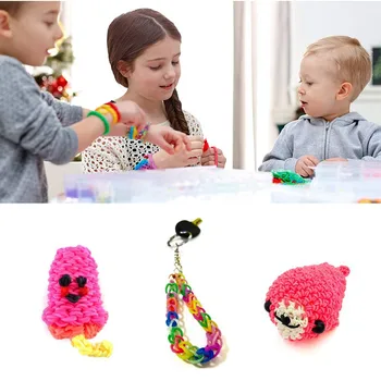 10000 Loom Bands Loom elastice Rainbow Mână de Tricotat Manual DIY Culoare Cauciuc Copii DIY Jucărie 1