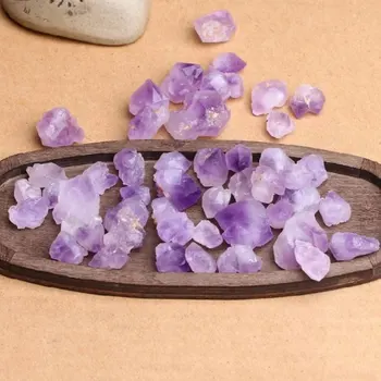 100g Prime în Vrac Piatra de Cristal de Ametist Neregulate Piatra Naturala Violet Minerale Pentru Vindecarea Chakra de Colectare a mostrelor de Grădină DecorD2 1