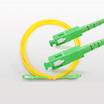 10BUC/punga SCAPC 3M Singlemode Simplex fibra optica patch cord SC 3M 2.0 mm, 3.0 mm FTTH fibra optica Cablu transport gratuit 1