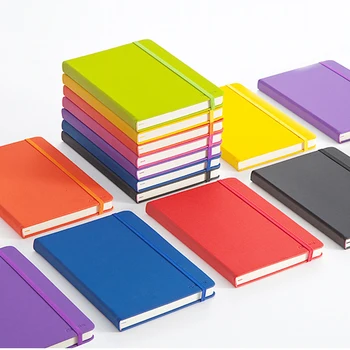 122sheets Notebook îngroșat A5 din piele moale Notepad culoare clar portabil jurnal de carte Scris Tampoane planificatorii de papetărie de Birou 1
