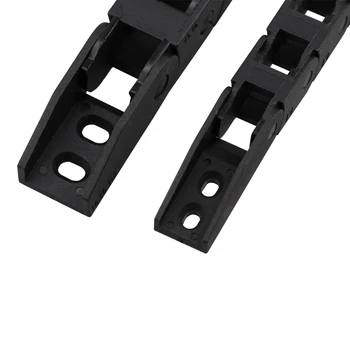 1Meter Plastic de Transmisie Drag Chain pentru Masina Cablu Trageți Lanțul Fir Purtător de 7x7 mm / 10X10mm pentru Router CNC Machine Tool 1