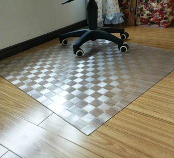 2018 nou transparent lemn protecție podea mat PVC podea din material plastic covor scaun de calculator, covorașe de protecție din plastic rotund covor covor 1