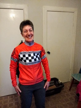 2019 Personalizate Ciclism Tricou de Iarna cu Maneca Lunga Cu Fleece ,Proiecta Propriile Biciclete Purta ca Russell Carson' Design 1