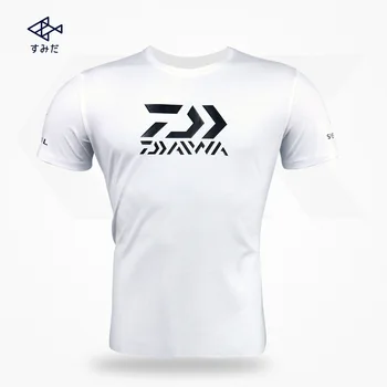 2020 daiwa îmbrăcăminte de sex Masculin Brand de Pescuit Imbracaminte Barbati cu Maneci Scurte în aer liber Uscare Rapidă Respirabil Tricou Sport Funcționare Pescuit 1