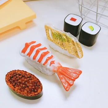 2020 Pretinde Juca Alimentare Din Plastic De Jucărie De Tăiere În Miniatură Alimente Sushi Pretinde Joc De Copii Pentru Copii 1