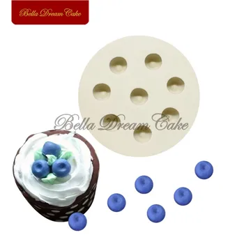 3D Zmeura Afine Forma de Silicon Mucegai Fondant de Ciocolata Sugarcraft Cupcake Mucegai Tort de Decorare Instrumente Bakeware 1