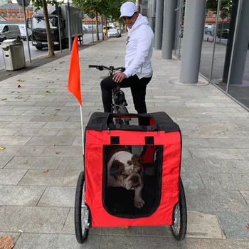 40 KG de Încărcare Pliabil Impermeabil Biciclete Trailer Pisică Câine de Companie Cărucior de Marfă Vagon Remorcă 2Wheel portbagaj Bicicleta HWC 1