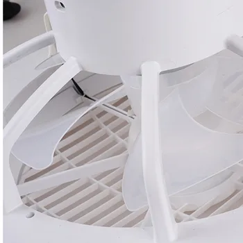 50cm smart led ventilator de tavan ventilatoare cu lumini de control de la distanță decor dormitor ventilator lampa de aer Invizibil WiFi Bluetooth Tăcut 1