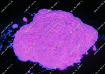 50g/sac x de Culoare Roz Luminos Fosfor Praf Pudra Glow în Întuneric Pigment Fosforescent Pulbere 1