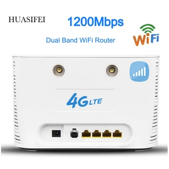 AC1200M 3G 4G Lte Wifi Hotspot Portabil Router Wan/Lan Port Dual Band TR069 Suport SIM card 4G Router IPSec L2TP PPTP 1