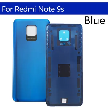 Baterie Capac Spate Pentru Xiaomi Redmi Nota 9 pe Spate de Locuințe de Sticlă Acoperi Caz Pentru Redmi Nota 9 Pro Ușa din Spate a Capacului din Spate Înlocuire 1