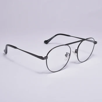 Brand Italian Pilot forma de ochelari din metal optice femei bărbați ochelari cadru GG0744O baza de Prescriptie medicala Ochelari cadru pentru femei barbati 1
