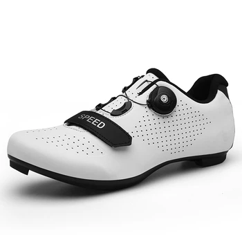 Bărbați Femei Road de Curse de Pantofi în aer liber Respirabil Ciclism Profesia de Biciclete Pantofi Auto-Blocare Sport Pantofi MTB Dimensiune 35-45 1