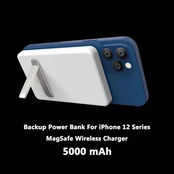 CASEIER 15W Magnetic Mini Power Bank Backup Wireless Portabil Încărcător 18W PD Extral Baterie Pentru iPhone 12 Pro Mini Max Powerbank 1