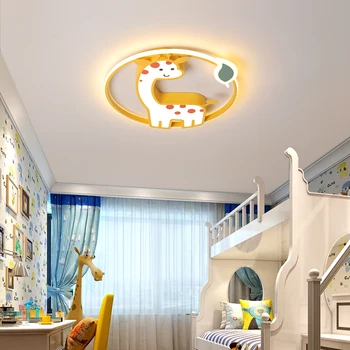 Copii desene animate lumini plafon cu led-uri moderne lampa proteja vederea copii, camera Copii, camera 90~260V lampă de tavan cu LED lamparas de techo 1