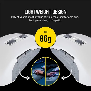 CORSAIR M55 RGB Pro cu Fir Ambidextru Multi-Prindere Mouse-ul Jocuri-12,400 DPI Senzor Reglabil-8 Butoane Programabile-Negru 1