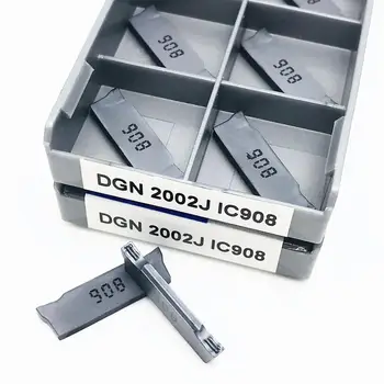 DGN2002C / 2002J IC908 CNC insertii carbură de 2mm pentru canelare din carbură de tăiere instrumente DGN 2002 piese de strung instrument de instrumente de cotitură 1